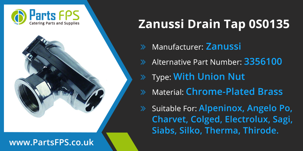 Zanussi-Drain-Tap-0S0135-partsfps-catering equipment parts